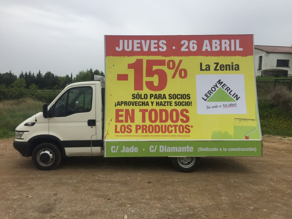 Camión ola publicitario