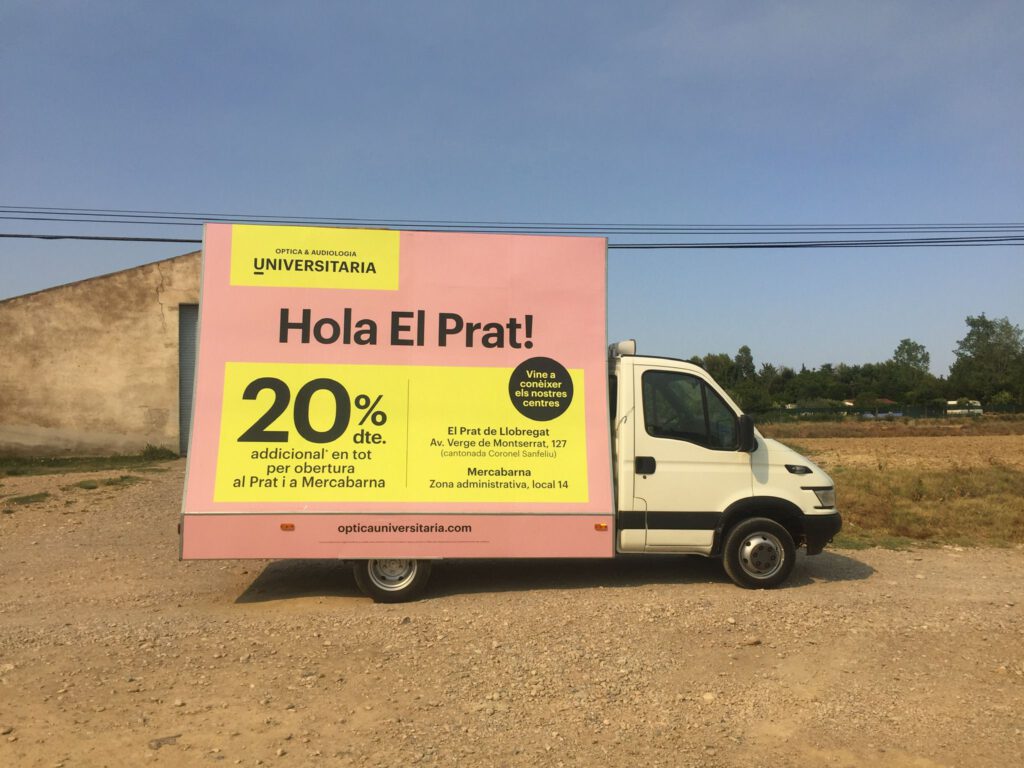 Camión ola publicitario