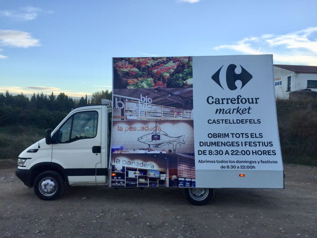 Camión ola publicitario