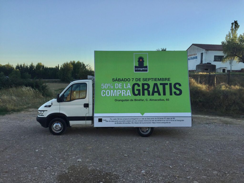 Camión ola publicitario