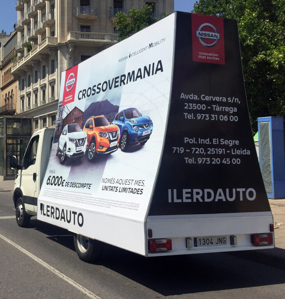 Camión ola publicitario